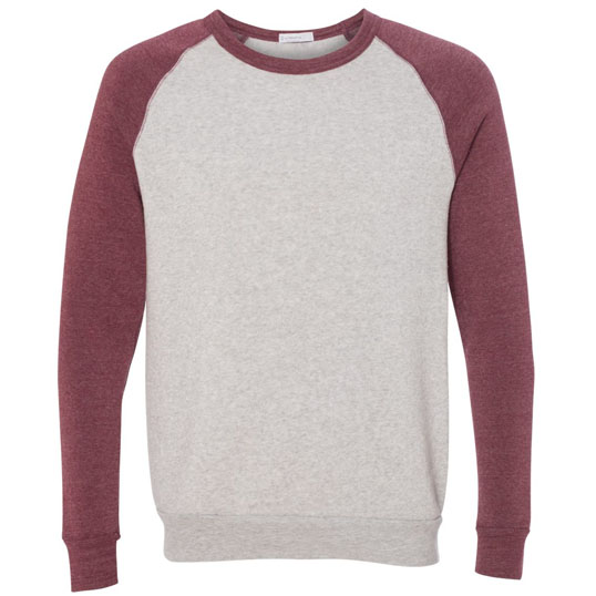 Alternative Apparel Champ Color Block Eco Fleece Sweatshirt 32022f2