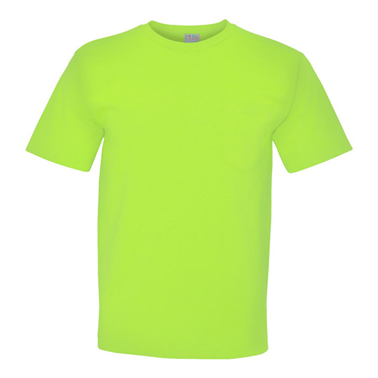 Bayside USA-Made Short Sleeve T-Shirt With a Pocket 5070