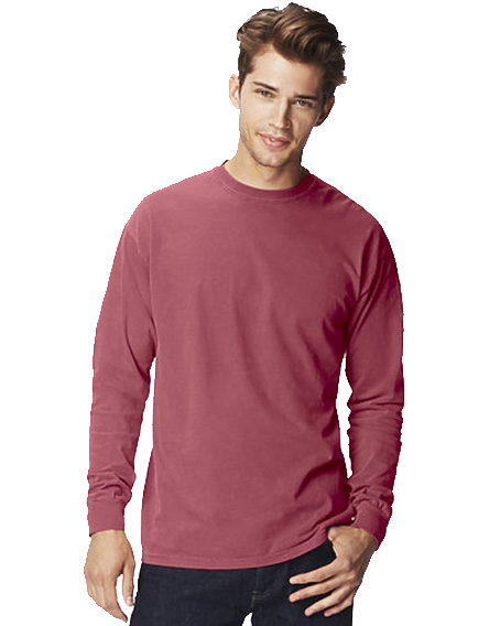 Comfort Colors Heavyweight Long Sleeve T-Shirt 6014 - Model Image