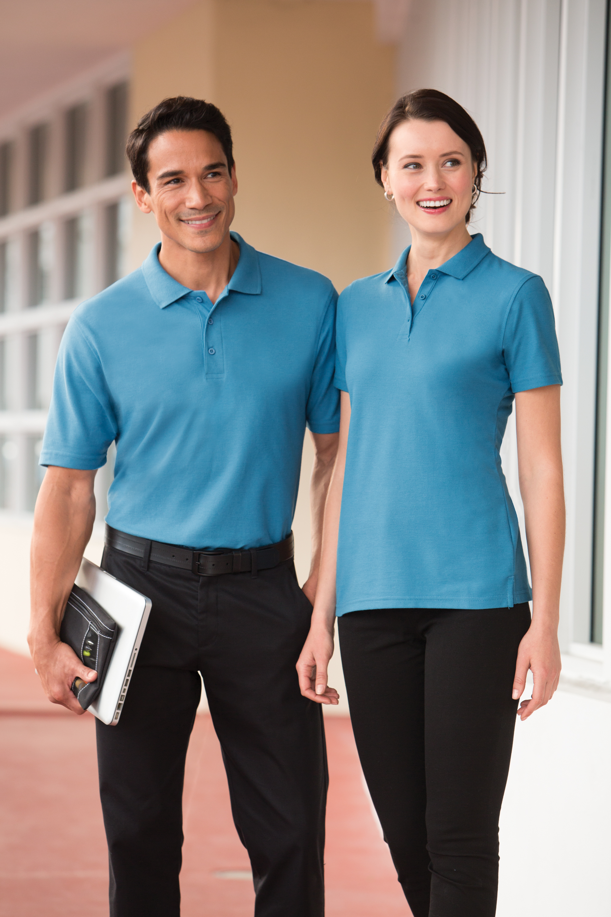 Port Authority Stain Resistant Polo K510 - Model Image