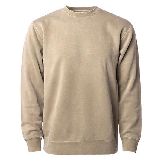Independent Trading Co. Unisex Midweight Pigment Dyed Crew Neck PRM3500
